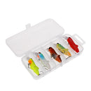 5Pcs/box Fishing Lures Artificial Grasshopper Lures Insect Shape Hard Baits 4.3g/5.5cm