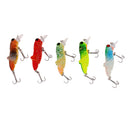 5Pcs/box Fishing Lures Artificial Grasshopper Lures Insect Shape Hard Baits 4.3g/5.5cm