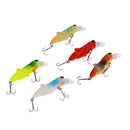 5Pcs/box Fishing Lures Artificial Grasshopper Lures Insect Shape Hard Baits 4.3g/5.5cm