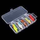 5Pcs/box Fishing Lures Artificial Grasshopper Lures Insect Shape Hard Baits 4.3g/5.5cm
