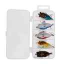 5Pcs Cicada Shape Hard Fishing Lure Artificial Insects Lures Crankbaits with VMC Hooks