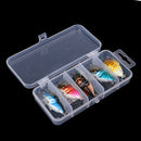 5Pcs Cicada Shape Hard Fishing Lure Artificial Insects Lures Crankbaits with VMC Hooks