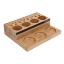Wooden Fly Tying Tool Post Caddy Fishing Tools Organizer Hooks Glue Bobbin Holder