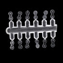 10pcs/lot Carp Fishing Boilie Inserts Hair Rig Fishing Bait Double Ring Clear Stoppers Carp Fishing Tackle Hair Stop