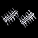 10pcs/lot Carp Fishing Boilie Inserts Hair Rig Fishing Bait Double Ring Clear Stoppers Carp Fishing Tackle Hair Stop