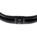 Retro Bike Handlebar Aluminum Alloy Bent Bar Fixed Gear Road Bicycle Handlebar 31.8mmx660mm Black