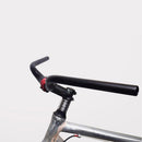 Retro Bike Handlebar Aluminum Alloy Bent Bar Fixed Gear Road Bicycle Handlebar 31.8mmx660mm Black