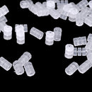 100 Pieces Bike Cable Donuts Cables Housing Cable Donuts O-Rings White