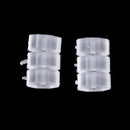 100 Pieces Bike Cable Donuts Cables Housing Cable Donuts O-Rings White