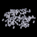 100 Pieces Bike Cable Donuts Cables Housing Cable Donuts O-Rings White