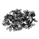 100pcs Bike Cable Clips Plastic Brake Cable Clips Mountain Bike Clip Black