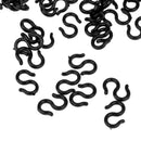 100pcs Bike Cable Clips Plastic Brake Cable Clips Mountain Bike Clip Black