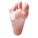 1 Pair Gel Toe Separators Little Toe Guard White Silicone Gel Orthotic