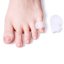 1 Pair Gel Toe Separators Little Toe Guard White Silicone Gel Orthotic