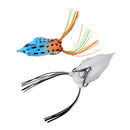 6Pcs Fishing Frog Lures Topwater Bass Fishing Baits Crankbaits Hook Lures Tackle