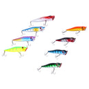 Lot of 8 Pcs Brand New Fishing Lure Baits/Tackle Crankbaits Hooks Minnow Popper Baits Tackle Hooks