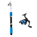 Telescopic Fishing Rod and Reel Combos Carbon Fiber Fishing Pole with Spinning Reel Right/Left Handed