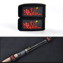 2pcs Fishing Rod Belts Tie Tackle Strap Wrap Band Holder Handy Accessories