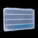 Plastic Fishing Box Organizer Tackle Box Stowaway with Adjustable Dividers