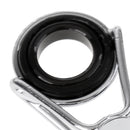 45pcs Fishing Rod Guides Tip Rings Set Rod Repair Kit DIY Eye Ring with Box, 9-Sizes