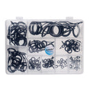 90pcs Stainless Fishing Rod Parts Rod Guides Sets Black Protect the Fishing Line