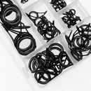 90pcs Stainless Fishing Rod Parts Rod Guides Sets Black Protect the Fishing Line