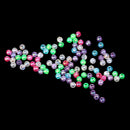100 Pieces Fishing Line Beads Multi-color Fishing Beads Lure Highest Quality