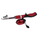 Fishing Kit, Mini Telescopic Fishing Rod and Reel Combos, Portable Spinning Travel Fishing Pole
