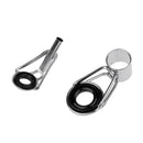 75pcs Fishing Rod Guides Tip Rings Set Rod Repair Kit DIY Eye Ring with Box, 15-Sizes