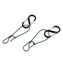 2 Pieces Multifunctional Outdoor Hanging Hook Clip Fishing Snaps Keychain for Fishing Tackle Accessory