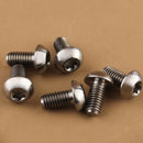 6Pcs Titanium Alloy Bike Water Bottle Cage Bolts Holder Socket Screws