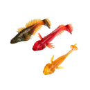 Soft Plastic Fishing Lures Bass Worm Bait 3 Pieces Soft Thornback Grubs Lures Swimbait for Saltwater Freshwater Trout Bass Fishing