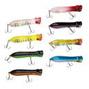 8Pcs Fishing Lures Set Floating Popper Minnow Artificial Hard Baits Wobblers 8cm