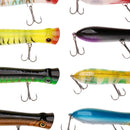 8Pcs Fishing Lures Set Floating Popper Minnow Artificial Hard Baits Wobblers 8cm