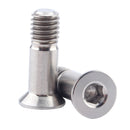 2pcs Bike Rear Derailleur Guide Titaniym Alloy Rear Bolt Wheel Screws Mountain Bike Accessories M5