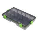 Plastic Detachable Compartments Fishing Lures Baits Jewelry Storage Case Tackle Box