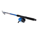 Fishing Kit, 1.5m Telescopic Fishing Rod and Reel Combos, Hooks Connector Tackle Kit, Seawater Freshwater Fishing Suits