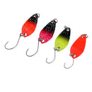 4 Pieces Metal Spoons Fishing Lures Spoon Hard Bait Simulation Artificial Lures