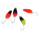 4 Pieces Metal Spoons Fishing Lures Spoon Hard Bait Simulation Artificial Lures