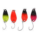 4 Pieces Metal Spoons Fishing Lures Spoon Hard Bait Simulation Artificial Lures