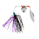 3 Pieces Fishing Spinnerbaits Hard Bait Sea Fishing Sequins Lure Set High Quality