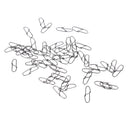 50pcs Stainless Fishing Snaps Fishing Hook Lure Pin Connectors Simple Design