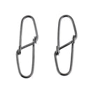 50pcs Stainless Fishing Snaps Fishing Hook Lure Pin Connectors Simple Design