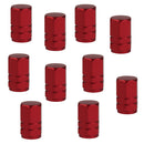 10pcs Metal Bicycle Tire Schrader Air Valve Dust Cap Cover for Car Motorbike Bike Truck