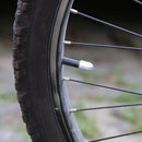 10Pcs Bicycle Motorcycle Car Schrader Wheel Rims Tyre Stem Air Valve Caps Dust Cover - Silver