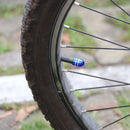 10pcs Car Motorcycle Tire Tyre Schrader Valve Cap Bike Bicycle Valve Covers Blue
