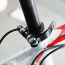 2Pcs Aluminum Alloy Bicycle Quick Release Seat Tube Bike Seat Post Clamp Skewer Black