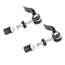 2Pcs Aluminum Alloy Bicycle Quick Release Seat Tube Bike Seat Post Clamp Skewer Black