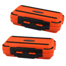 2Pcs Waterproof 2-side Fishing Box Tackle Lures Baits Hooks Swivels Accessories Holder