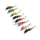 Bee Insect Fishing Lures Kits Bait Topwater Lures Crankbaits Barbed Hooks Including 2pcs Fishing Lures for Freshwater or Saltwater